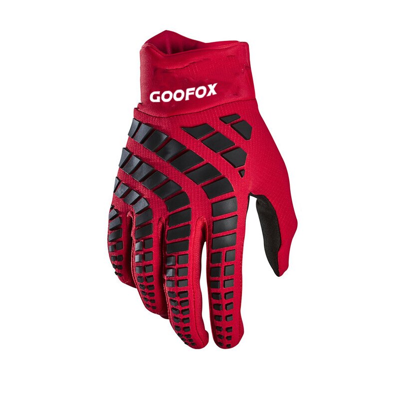 MTB Cycling Gloves 2022 Goo Fox Moto MX Dirt Bike Glove Motocross Gloves BMX ATV Off Road Motorcycle Mountain Bike Gloves: red / M
