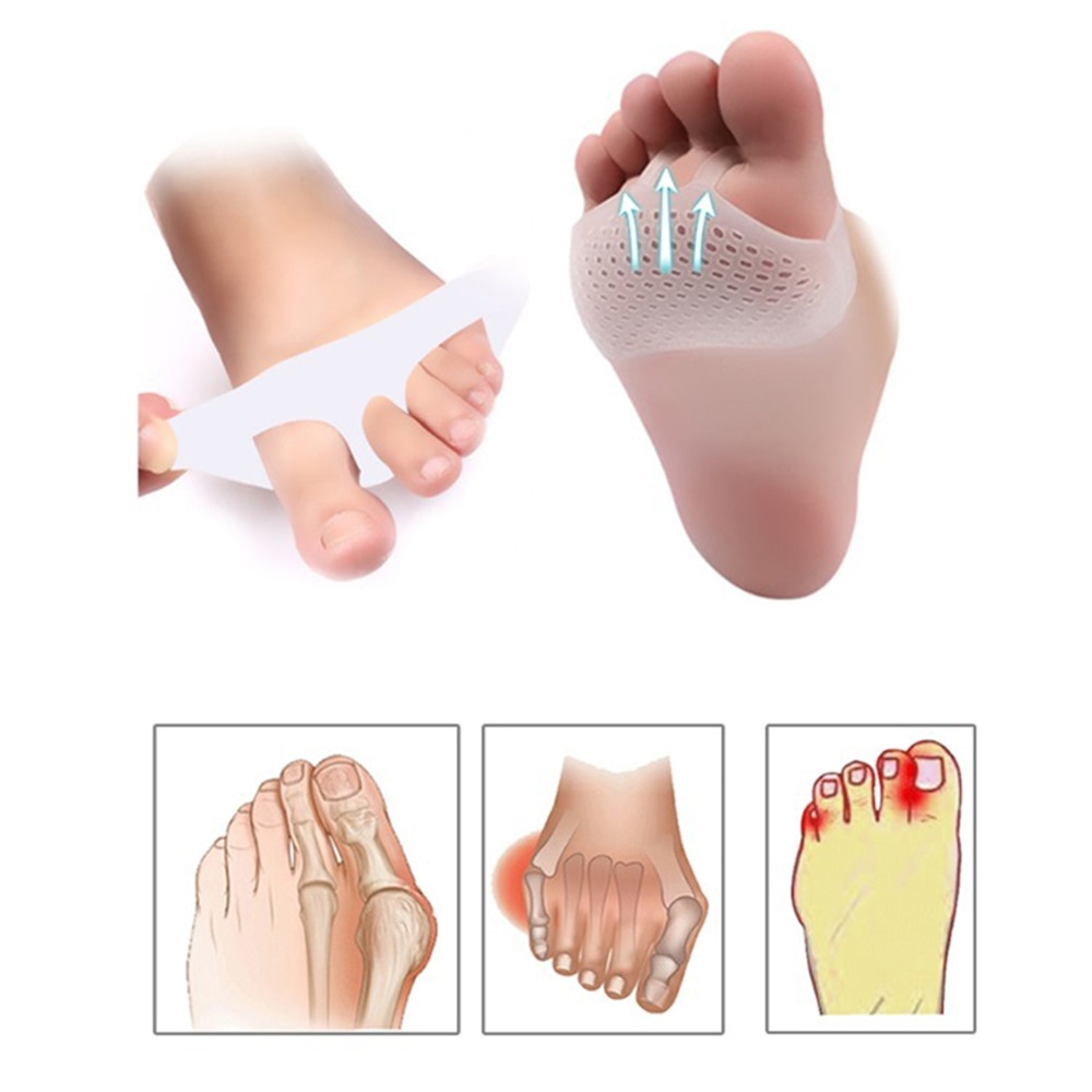 Metatarsal Pads Foot Pads Reusable Gel Cushions Metatarsal Foot Pads Morton Neuroma Pads for Women and Men