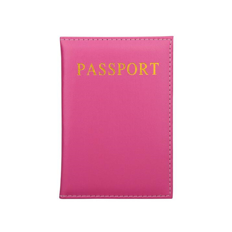 Leuke Zachte Vrouwen Passport Cover Pu Lederen Travel Paspoort Covers Paspoort Traval Covers Voor De Paspoort Meisje: rose