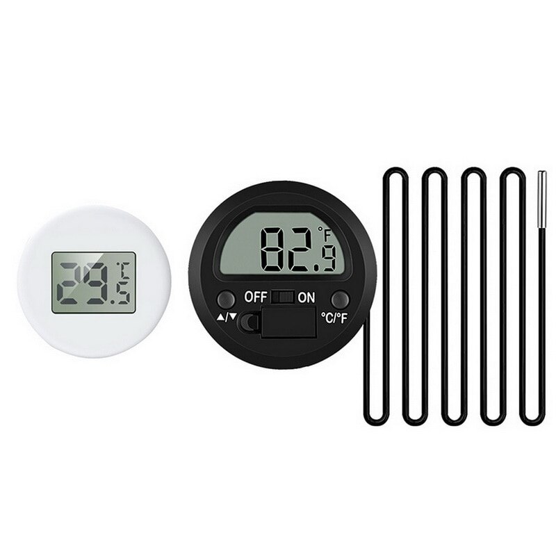 Huisdier Thermometer, Ronde Hygrometer, Lcd Digitale Display, Temperatuur Vochtigheid Monitor