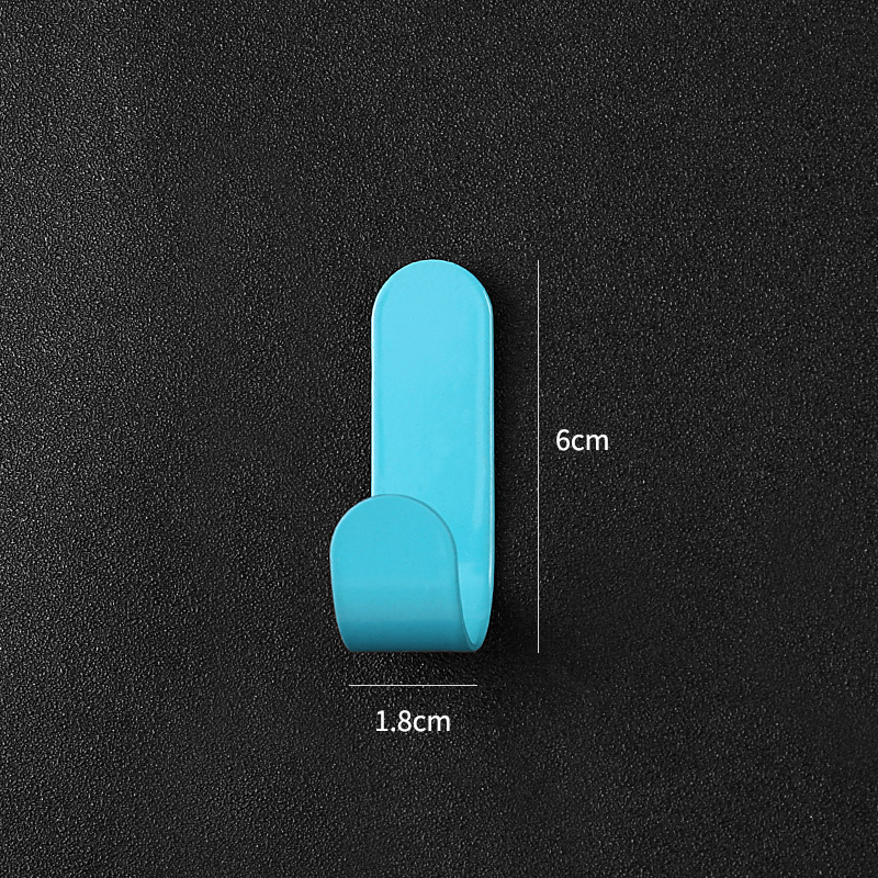 Multifunktionel vægophængningskrog bag døren nøglekrog kludbøjleholder badeværelseshåndklædeholder køkkenbeslag hyldekrog: Lysegul