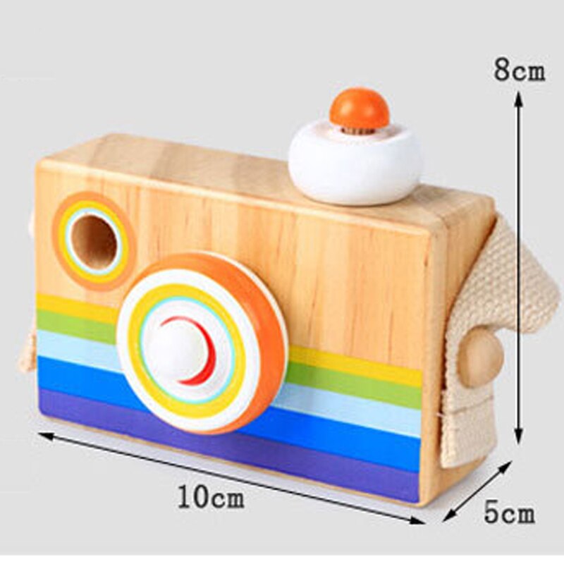 Houten Caleidoscoop Camera Speelgoed Magic Veranderlijke Verstelbare Fancy Gekleurde Wereld Speelgoed Voor Kinderen Autisme Kid Puzzel Speelgoed