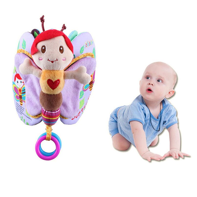 Lovely Insect Baby Soft Cloth Book Non-Toxic Fabric Cognitive Animal Early Development Teaching Infant Learning Education Toy