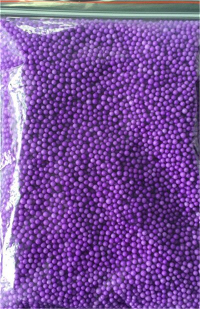 1 Pack Small Slime Beads Ball Foam Beads Mud Accessory Tiny Slime Clay Foam Filler For DIY Supplies: Purple