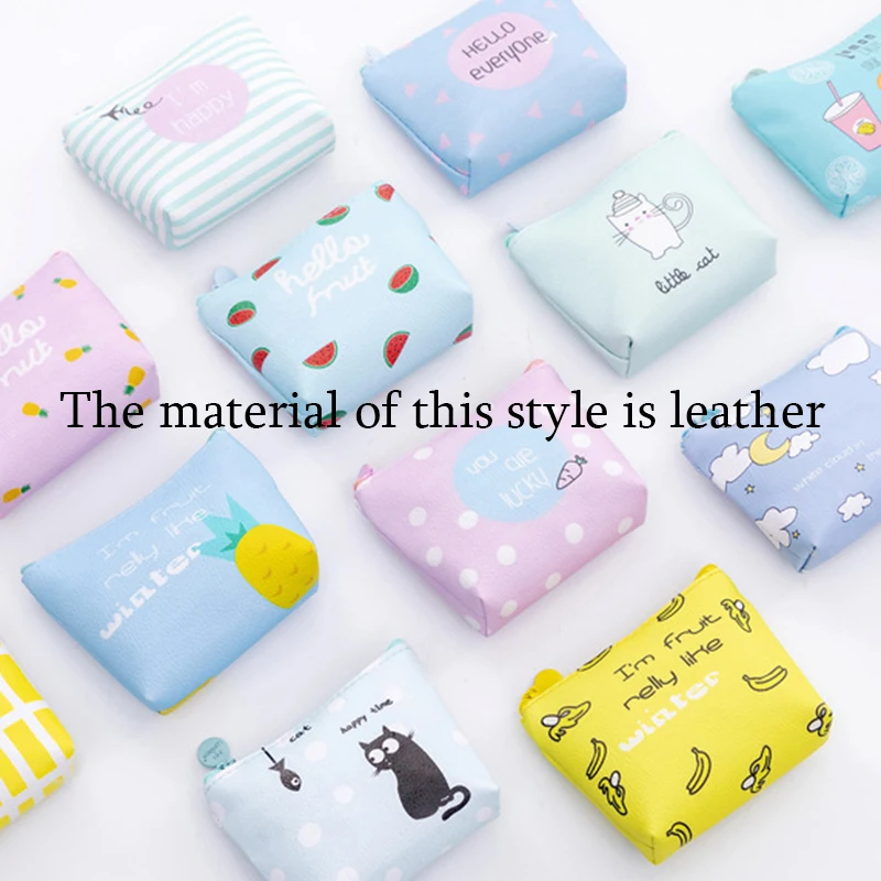 Vrouwen Canvas Portemonnee Card Key Mini Portemonnees Pouch Meisje Kids Kinderen Leuke Kleine Rits Portemonnee Kaarthouder Portemonnee bag Case