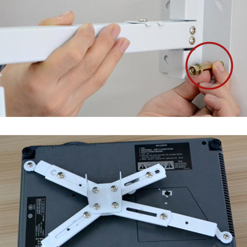 RISE-Projector Hanger Projector Hanger Fixed Thickened Projection Bracket Wall Hanging Ceiling Bracket