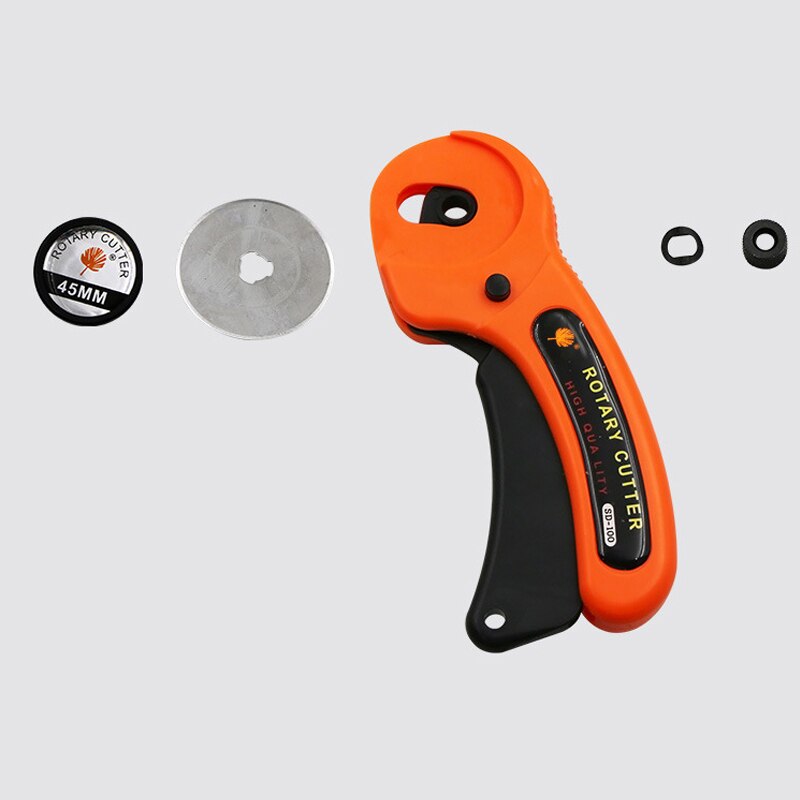 Leather Craft Rotary Cutter 45mm Leather Cutter DIY Patchwork Sewing Quilting Patchwork Hob Circular Blades Fabric Cutting Tool