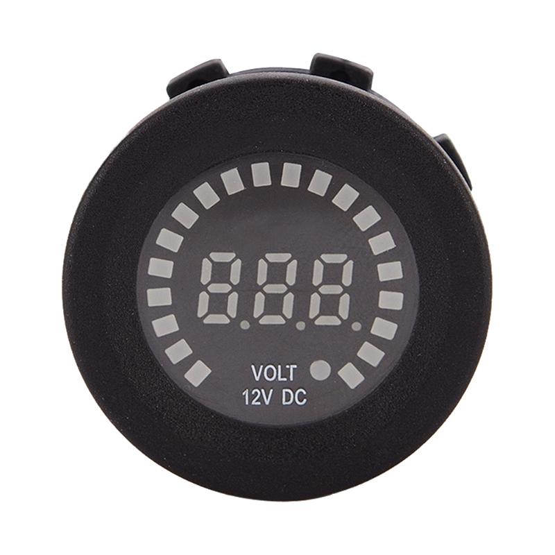 12V LED Digital Auto Motorrad Voltmeter Sockel Auto Voltmeter LED-anzeige Volt Spannung Meter Messgerät Auto Ersatz Teile