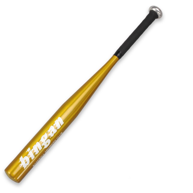 Outdoor Sports Aluminium Alloy Baseball Bat 25"28"30"32"Inch 64/71/76/81cm Softball Bats: Yellow / 30 inch(75-76cm)