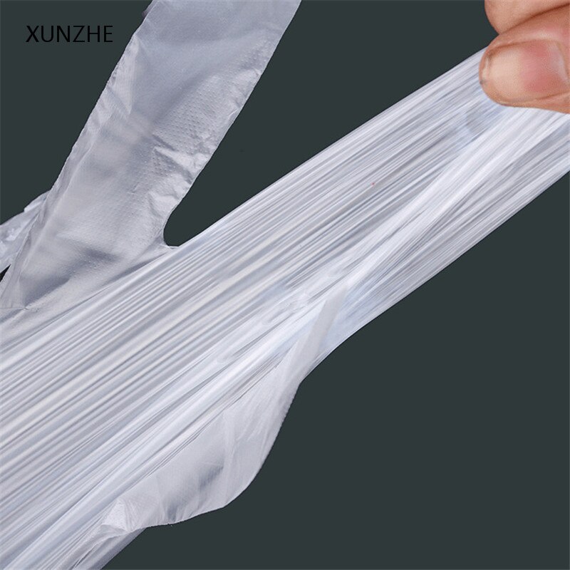 XUNZHE 500 stks Milieuvriendelijke Transparante Wegwerp Handschoen Hygiëne Handschoenen Voor Keuken Catering Bakken Voedsel Verwerking Accessoires