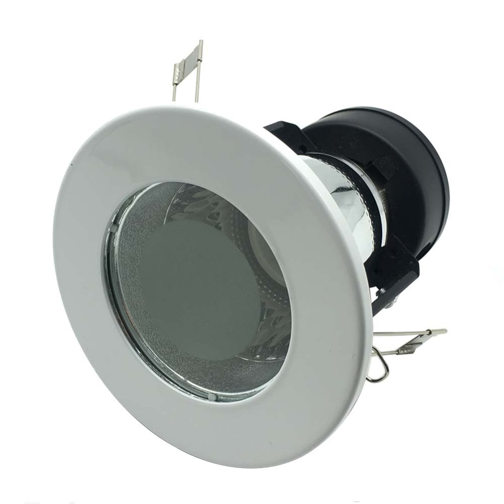 Verzonken Edison Plafond Badkamer Downlight Kit 70 Mm 90 Mm Cut Gat Spot Lamp Fitting Frame Lamp Vervangbare E26 E27 sockets