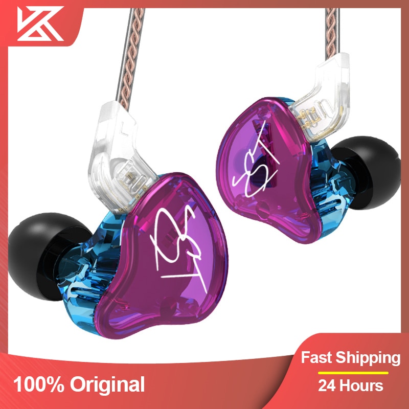 Kz Zst Pro X In Ear Oortelefoon Hybrid Headset Hifi Bass Noise Cancelling Kleurrijke Oordopjes Met Microfoon Vervangen Kabel Voor zsn Zsx ZS3