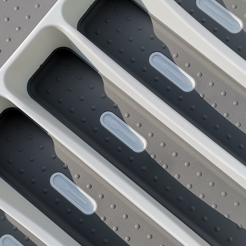 Keuken Lade Organizer Tray Lepel Bestek Doos Draagbare Opslag Houder Rack Keuken Benodigdheden FP8