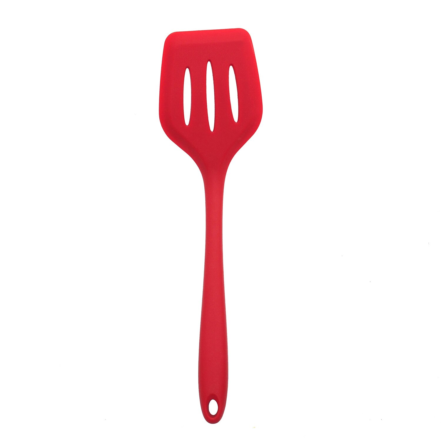 Non-Stick Silicone Cooking Utensils Set Spatula Shovel Cooking Tools Set High Temperature Resistance Kitchenware Accessories: Red Shovel