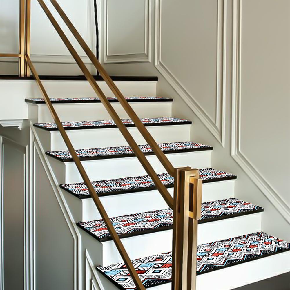 Antislip trap stickers met klevende achterkant lijm en breder en dikker voor trap make-up