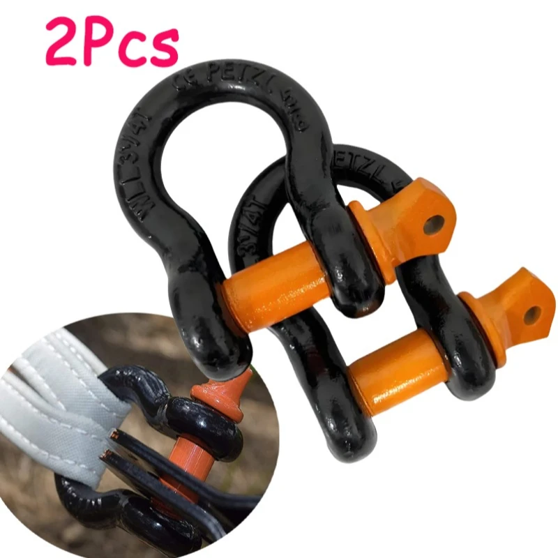 Gancho para remolque de coche, instalación de gancho para cabrestante, enganches de remolque de alta resistencia para camiones, SUV, barcos y remolques: Rojo