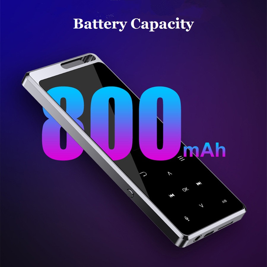 2.4 zoll  mp3 mp4- player hd hifi 8gb musikwiedergabegerät  mp4 bluetooth verlustfreie player-unterstützung aufnahme von video tf-karte mit lautsprecher