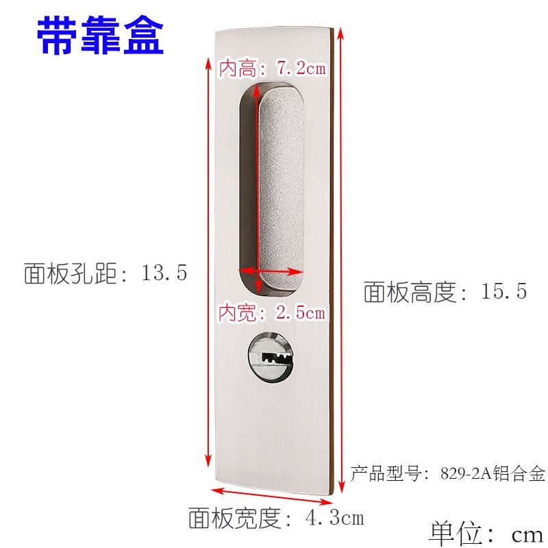 5 Stijlen Schuifdeur Lock Interieur Badkamer En Toilet Lock Haak Onzichtbare Bewegen Deur Lockset Met Sleutels