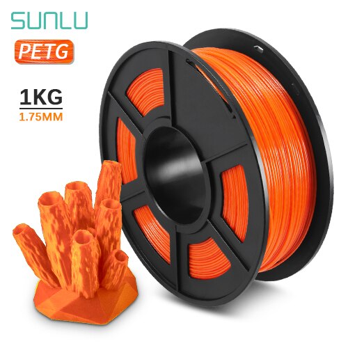Filamento SUNLU PETG 1,75mm 1KG Anycubic 100% sin burbujas 3D filamento Anycubic Mateial para PenGood 3d para impresión Pedant Lamshape