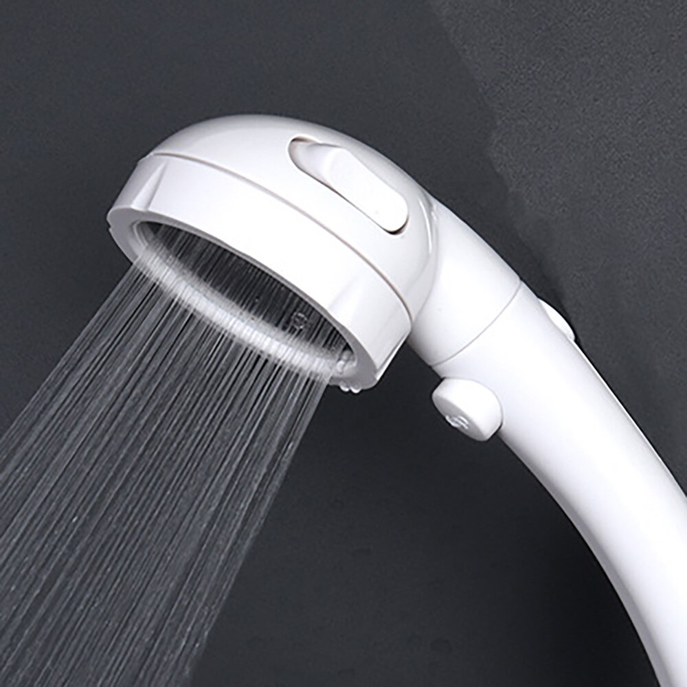 HandHeld Shower Head High Pressure 3 Mode Pressurized Water Saving Showerhead Bathroom Bath Sprayer With ON/OFF Pause Switch