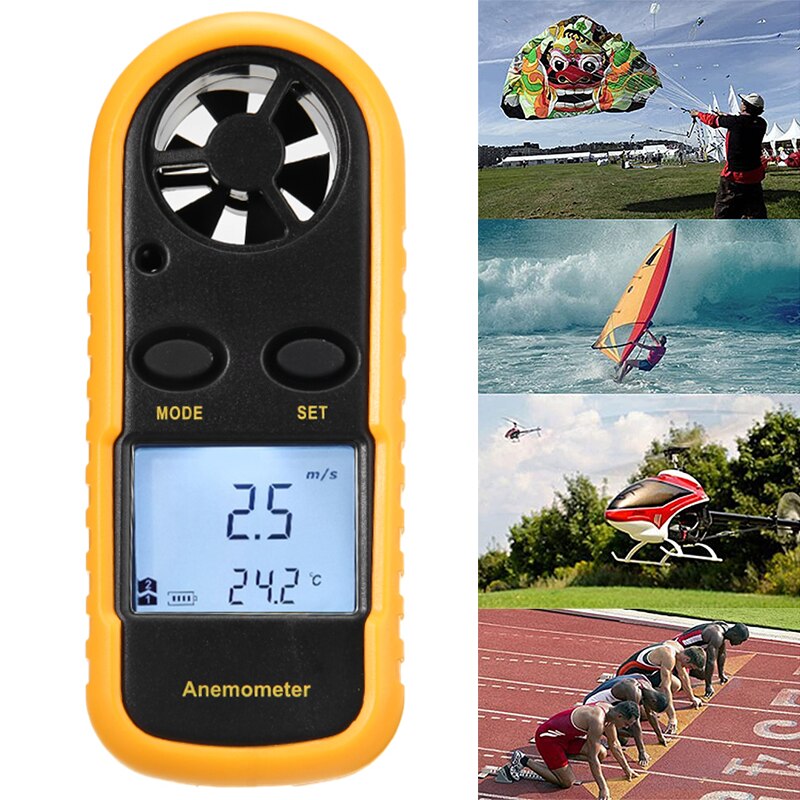 Digital Wind Speed Scale Gauge Meter Handheld Anem... – Vicedeal