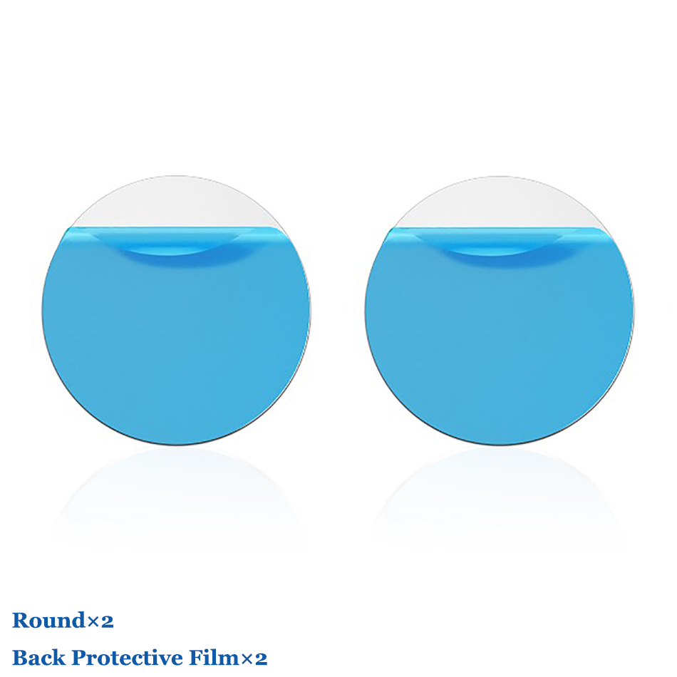 8 pcs/1 pcs/3 M Metalen Plaat Ijzeren Plaat Schijf Sticker Voor Magneet Mobiele Telefoon Houder In auto Stand Mount Voor Magnetische Auto Telefoon Houder: 2Pcs Round