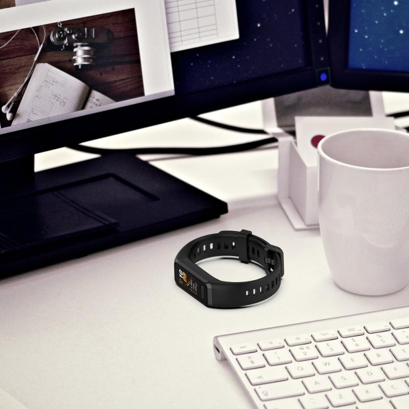 Silikone rem til huawei band 4 urrem sport armbånd silikone armbånd rem til honor band 5i erstatnings armbånd