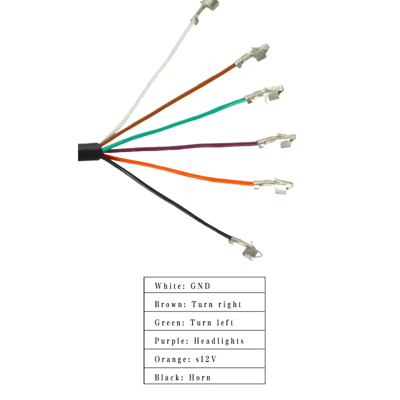 3 IN 1 Electric Vehicle Bike Switch Horns Scooters Electric Bike Left Right Turn Swicth with Lights Sign Bicycle Parts outdoor