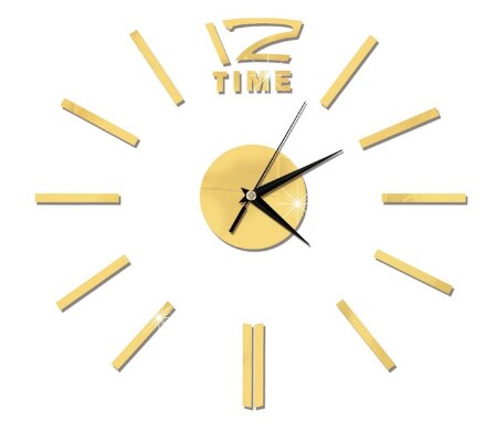 3D horloge murale miroir Stickers muraux salon Quartz montre décoration pour la maison bricolage horloges autocollant reloj de pared: 9