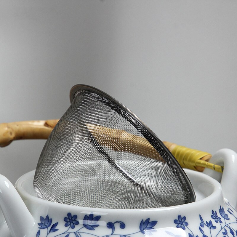 Blue and white porcelain large teapot large porcelain pot household teapot high temperature resistant teapot lo106556