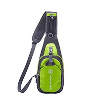 Outdoor Running Messenger Bag Sport Cycling Single Shoulder Pack Man Small Hiking Crossbody Bag Waterproof Bicycle Chest Bags: Green Color