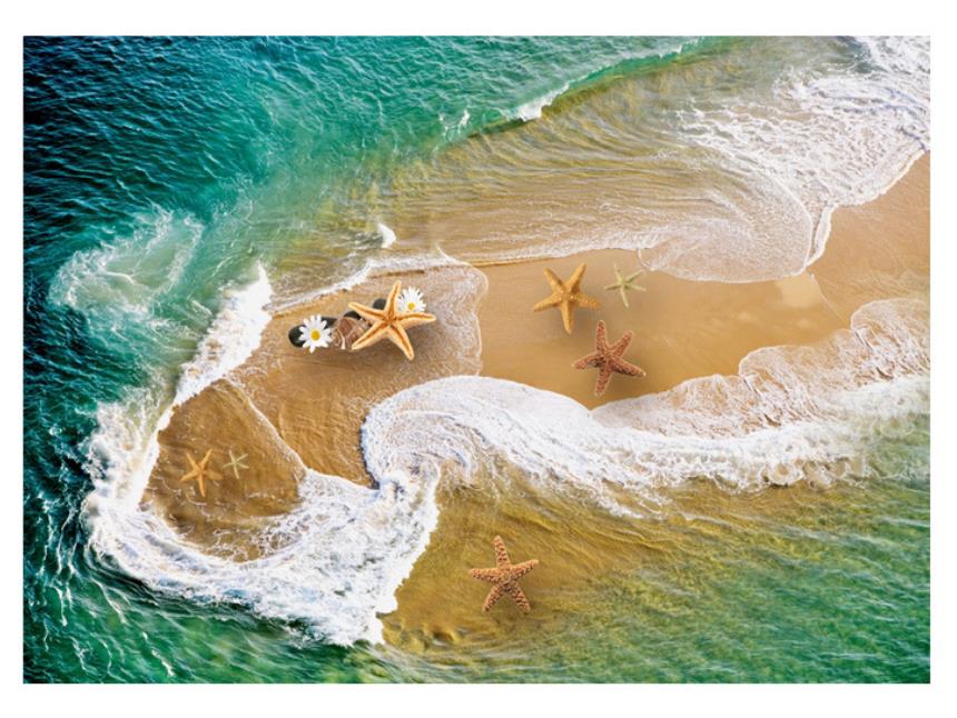 3d gulv vegg klistremerker Strand flyttbare veggmalerier dekaler dårlig soverom hjemmeinnredning: 3