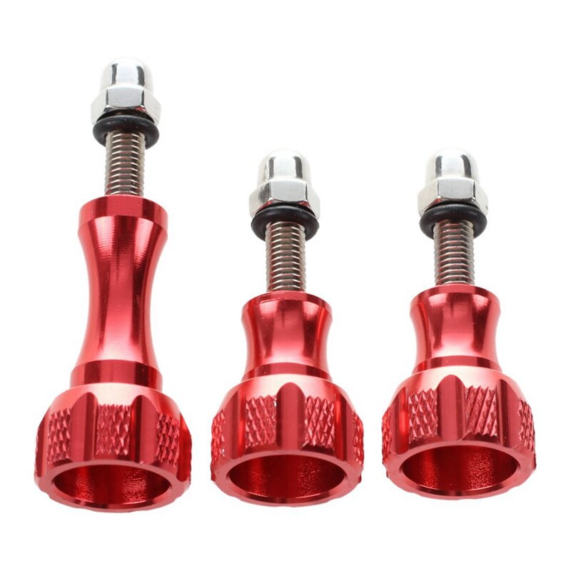 3x zubehörteile mit drehknopf-rändelschraube aus aluminiumlegierung und 360 ° drehbarem schwenkarm-montageadapter