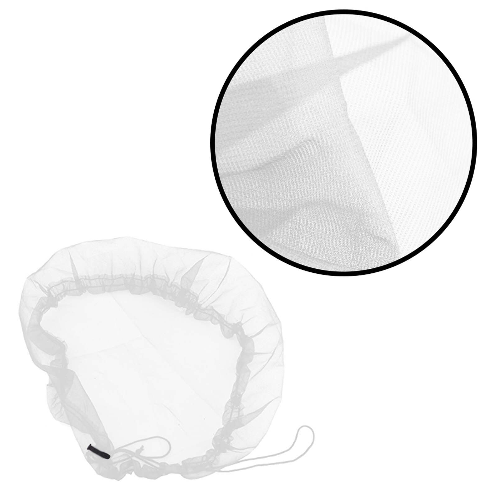 Rain Barrel Screen, Outdoor Dust-Proof Rainwater Collection Mesh Cover with Drawstring for Garden, Park