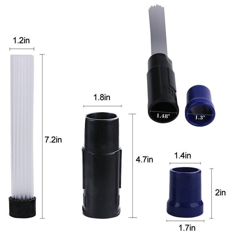 Dusty Brush Vacuum Cleaner Multifunction Straw Tube Dust Dirt Remover Brush Portable Universal Vacuum Remover Cleaning Tools