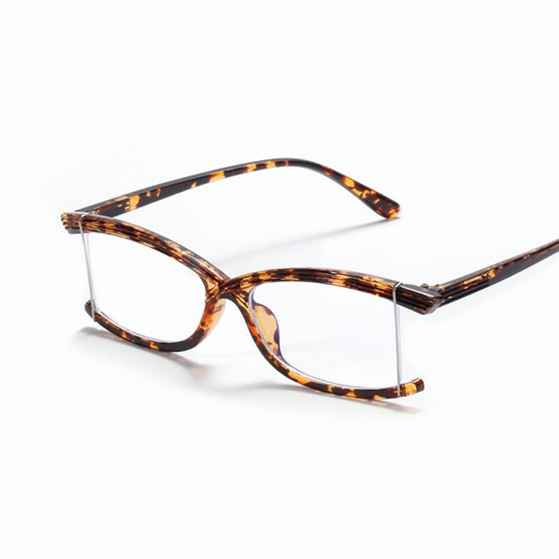 Imwete-gafas irregulares con montura para hombre y mujer, lentes ópticas con luz azul, sin montura, transparentes,