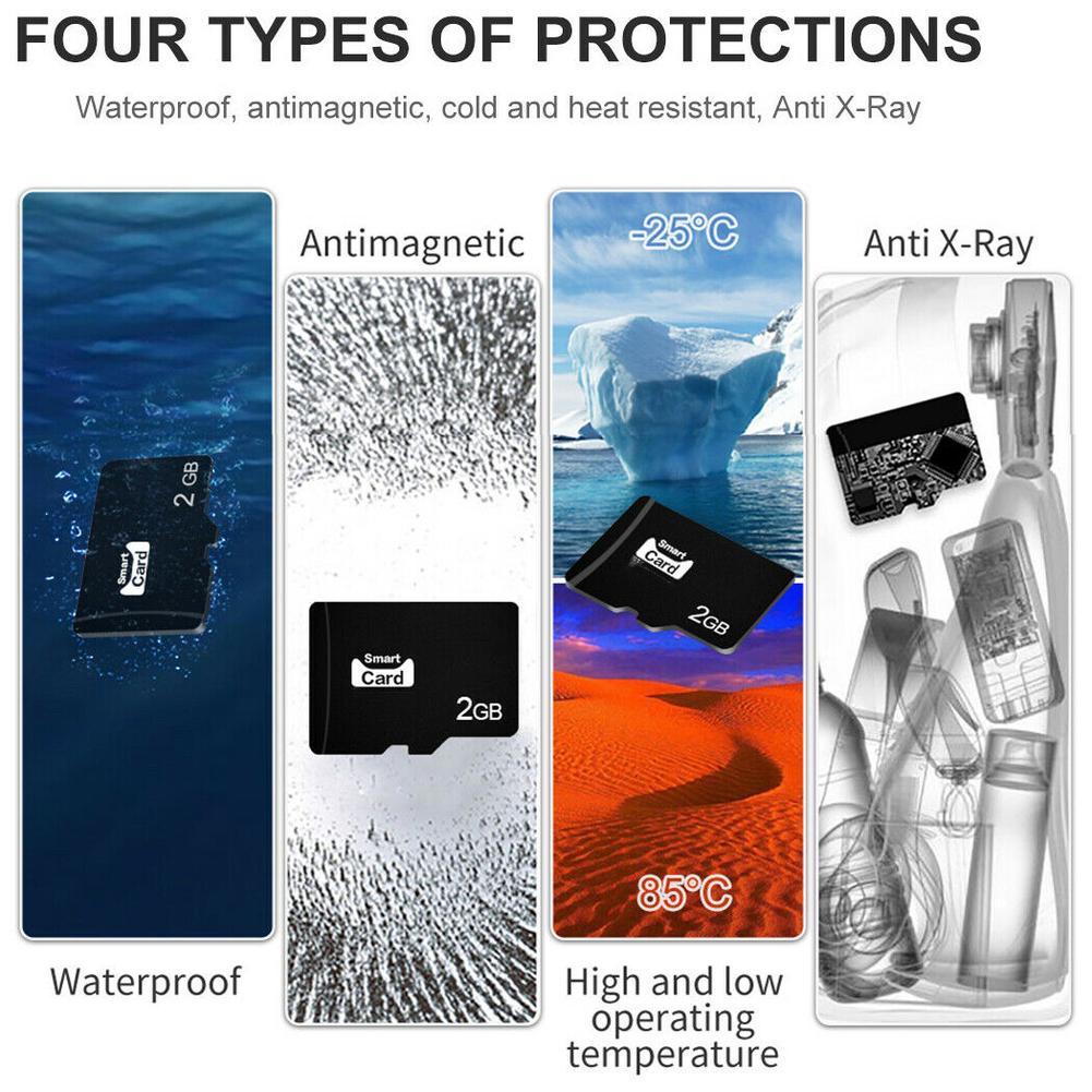 128MB-32GB Micro TF Memory Card SD Card For Smart Phone Bluetooth Speaker Cameras MP3 MP4 with TF Flash Memory Card Slot Device