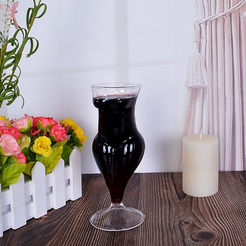 Champagne nouveauté verre à Cocktail Cocktail nu verres à pied personnalisés, verre à vin en verre fait main