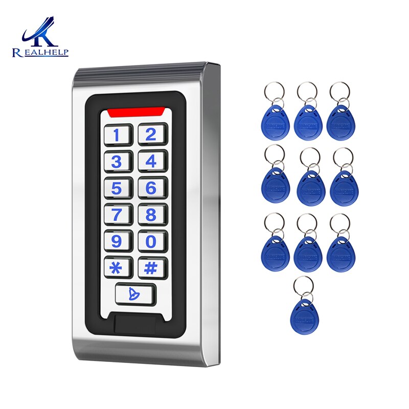 IP68 Weatherproof Wide Narrow Gate Controller outdoor metal standalone access 2000Users RF ID Card Door Access Control System: S601W 10Tag