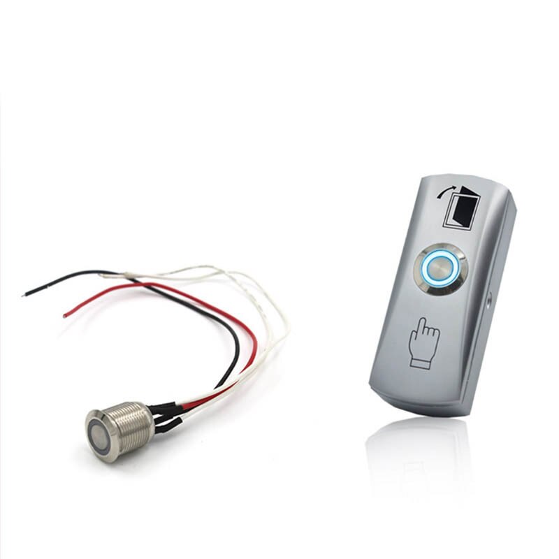 Zinc Alloy GATE DOOR Exit Button Exit Switch For Door Access Control System Door Push Exit Door Release Button Switch