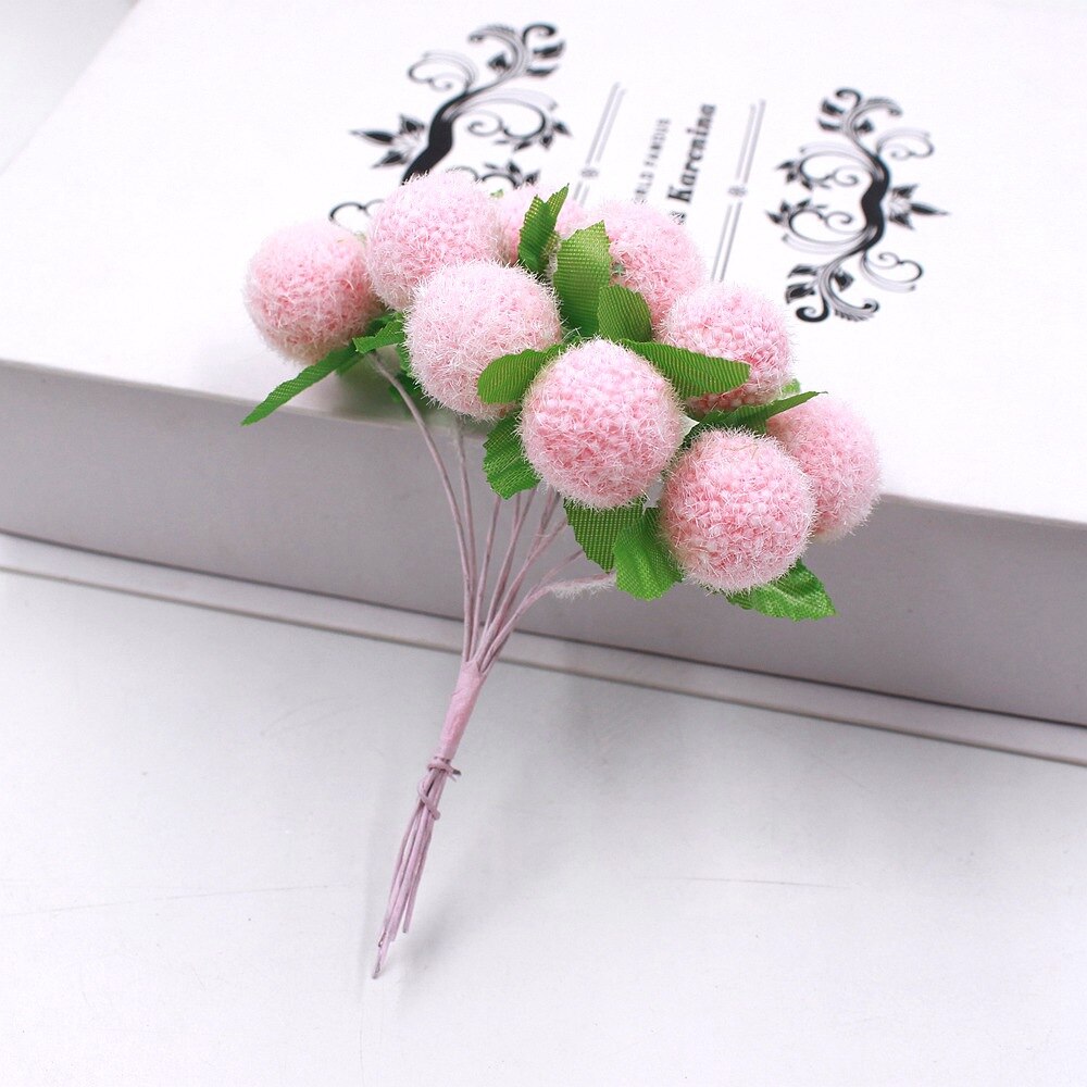 10 Stks/partij Kleine Boeket Kunstbloemen Meeldraden Cherry Berry Kerst Festival Party Decor