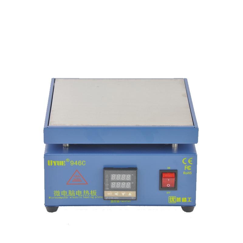 UYUE 946C Electronic Plate LCD Digital Display Preheating Station for PCB SMD heating phone LCD touch screen separate