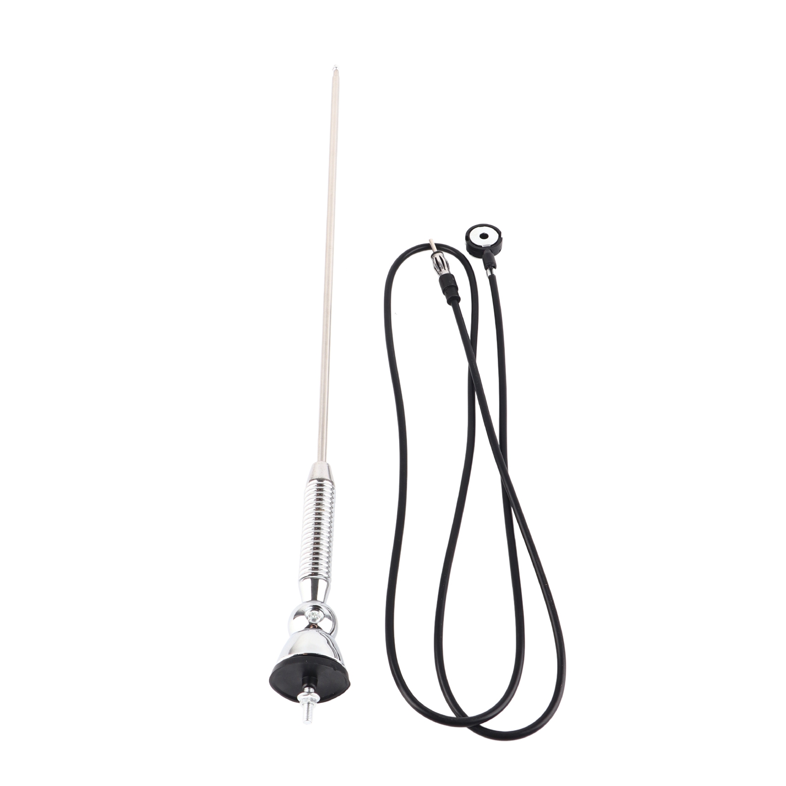 Universele Auto Dak Mount Mast Antenne Spatbord Radio Am/Fm Signaal Antenne Versterkte Antenne Veer Zachte Staaf 180 ° Draaibaar: Default Title
