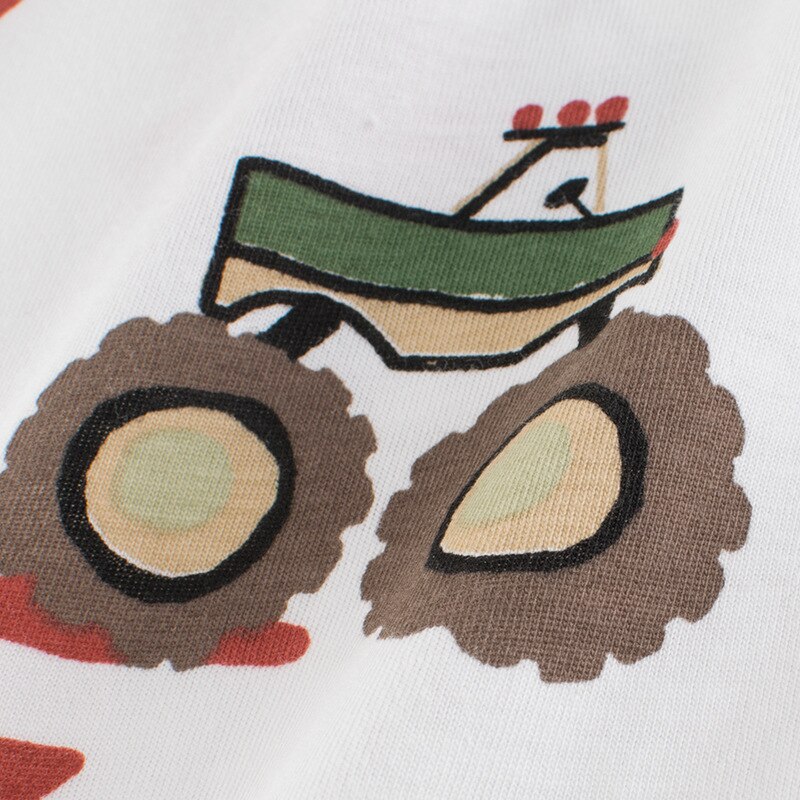 Pojkar t-shirt bil bomull toppar barn t-shirts för flickor barn pojke t-shirt födelsedag barn t-shirt sommar