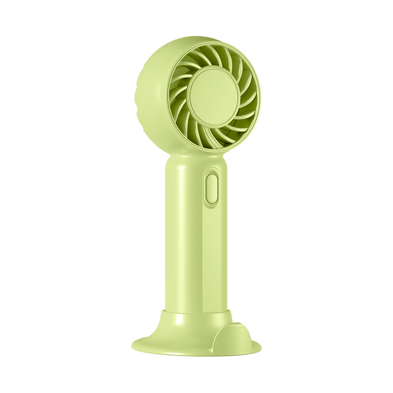 Handheld kleine ventilator, draagbare USB-ventilator, oplaadbare ventilator met ultralange levensduur, desktopventilator: green