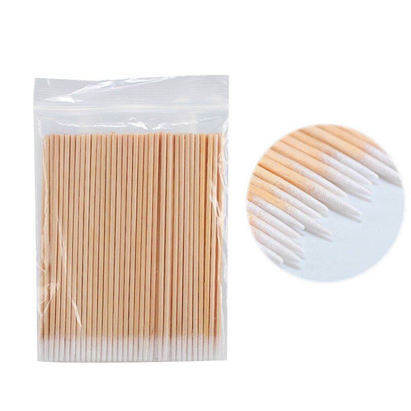 200 écouvillons Dentaires Jetables - Micro-brosse Pour Extension De Cils - Couleur Violette - Fabriqué En Chine