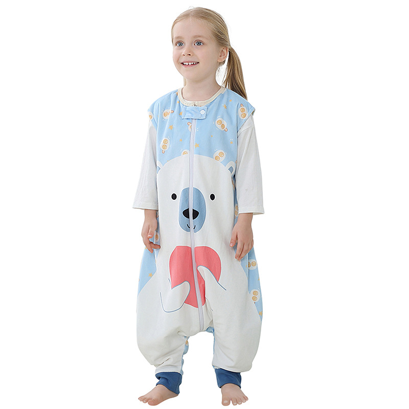 Camisola de flanela para bebês, roupa de dormir de desenho animado para meninas e meninos, macacão quente