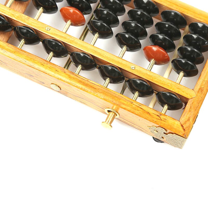 1 stk træramme klassisk gammel lommeregner abacus perle legetøj udvikle #39 matematik abacus intelligens