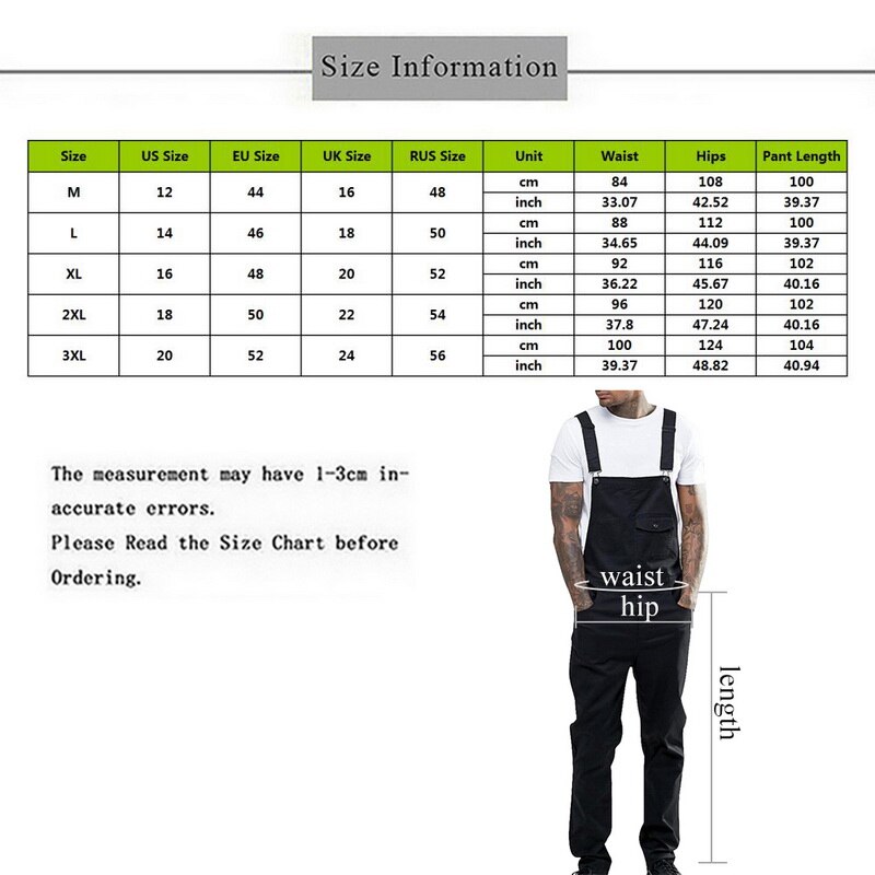 neue Männer Denim Tischler Overall Voller Länge lässig Hosen verlieren Hosen Lätzchen Hosen Herrenmode Hüfte hüpfen Gesamt Lätzchen Hosen
