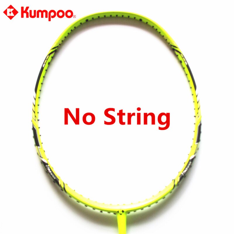 Kumpoo Badminton Racket Super Light 4U 80-84g Full Carbon Ball Control Racquet with 5 Colors L810OLB: K185